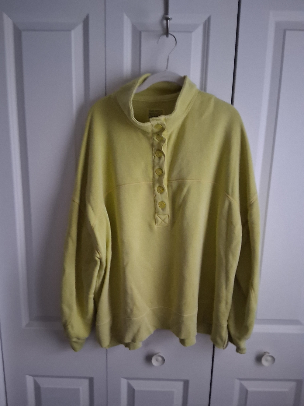 American Eagle Lived In Henley Mockneck Sweatshirt Size Large
